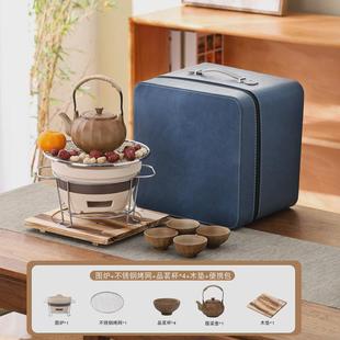 炉全套茶电茶炉家用烧水煮茶壶 围炉煮茶烤电陶炉煮茶器围炉煮茶