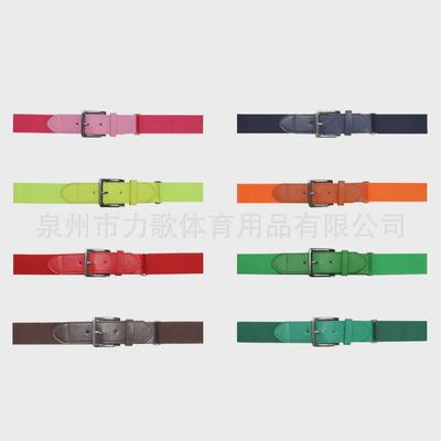 成人小孩棒球腰带棒垒球弹力腰带棒球松紧腰带可调节棒球弹力腰带