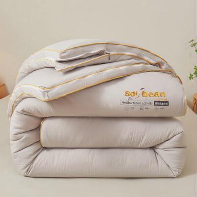 亲肤速暖大豆二合一拉链款子母被大豆纤维被原棉甄选春秋冬被被子