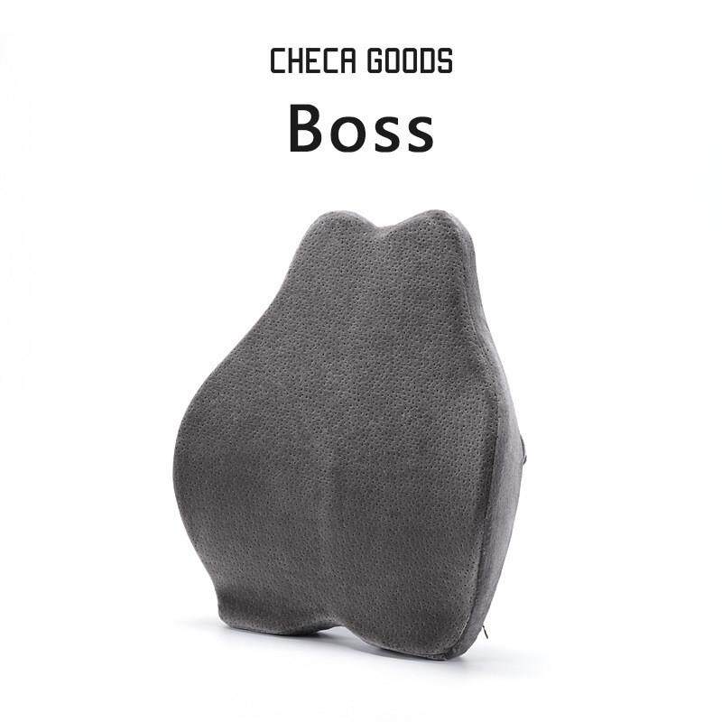 腰靠记忆棉办公室腰靠汽车座椅加厚靠背垫太空棉护腰靠枕人体工学