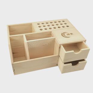 洛韦多功能大容量收纳盒手机维修桌面收纳架螺丝刀插工具零件盒