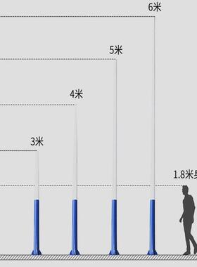 户外道路灯4米5米6米7米8米防水超亮LED新农村Q235镀锌电市路灯杆