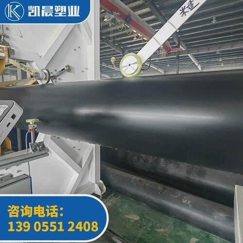 厂家批发pe管壁实开挖牵引拖拉管农田灌hdpe实壁排水给水管穿线管