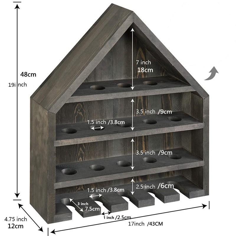 实木壁挂式棒球棍球类美式壁挂棒球收纳架收纳盒木制支架储物架