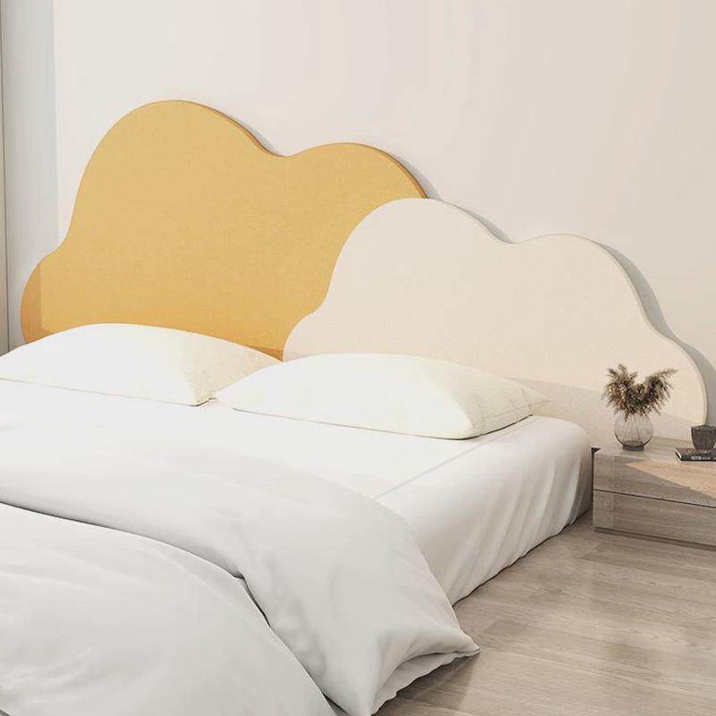 云朵床头榻榻米墙围软包毛毡墙贴床边防撞墙面遮丑装饰床靠墙挡板,家居饰品,软装墙贴,淘宝优惠券,粉丝福利购,淘宝优惠卷