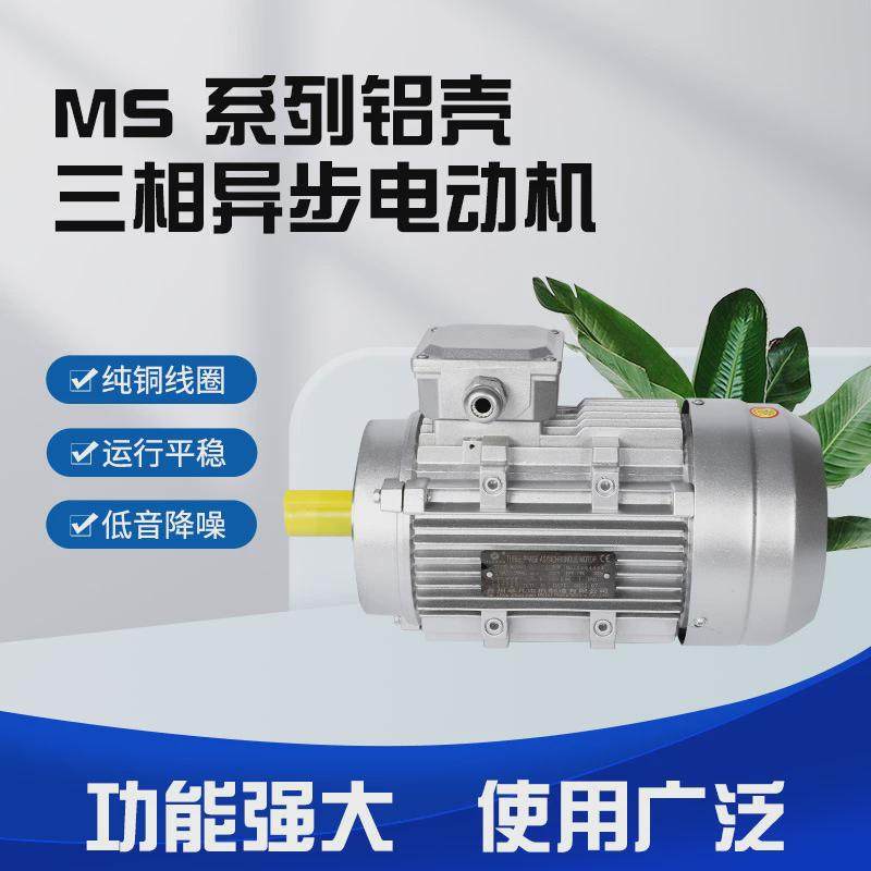 龙然机电ye4系列三相异步电机b14立式卧式纯铜线2级能效电机