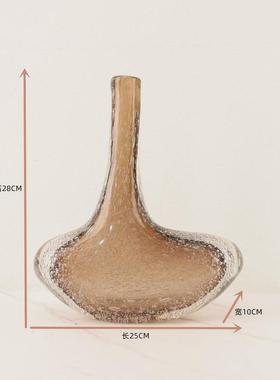 简约现代餐厅琉璃小花瓶摆件客厅茶几玄关创意样板房间家居装饰品
