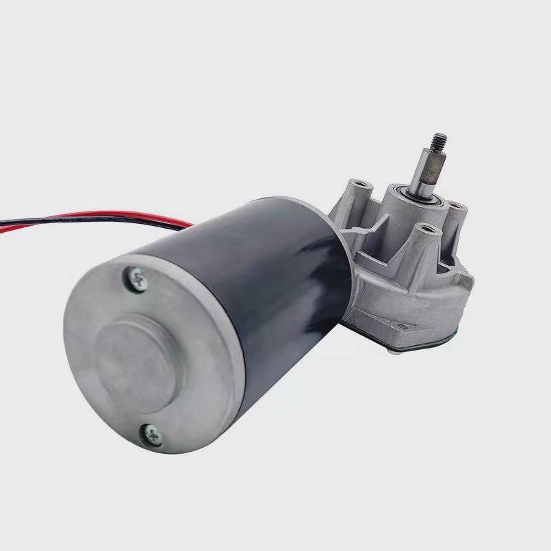 厂家定制24v大扭矩减速电机防水微型电动机涡轮蜗杆直流减速电