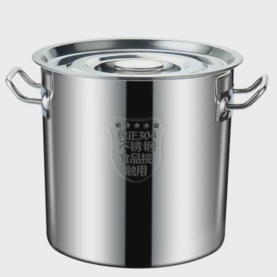 304材质不锈钢汤锅商用电磁炉汤桶不锈钢桶加高加厚米桶可制