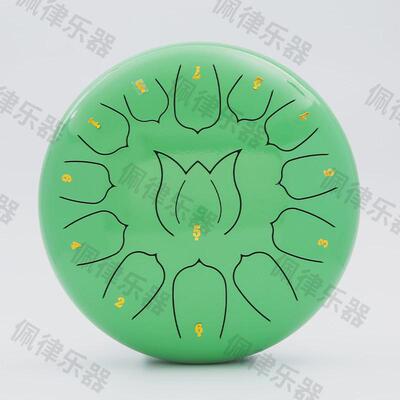 儿童益智打击乐器12寸13音国风莲花鼓钢舌鼓空灵鼓击打型乐器