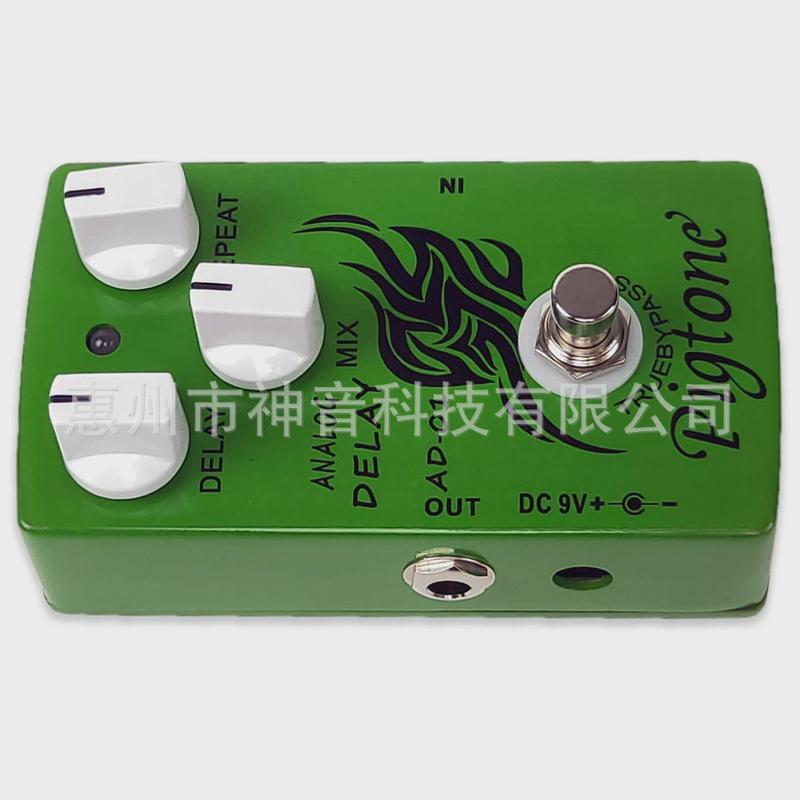 吉他效果器吉他/过载/延时/合唱/颤音多功能专业失真单块效果器