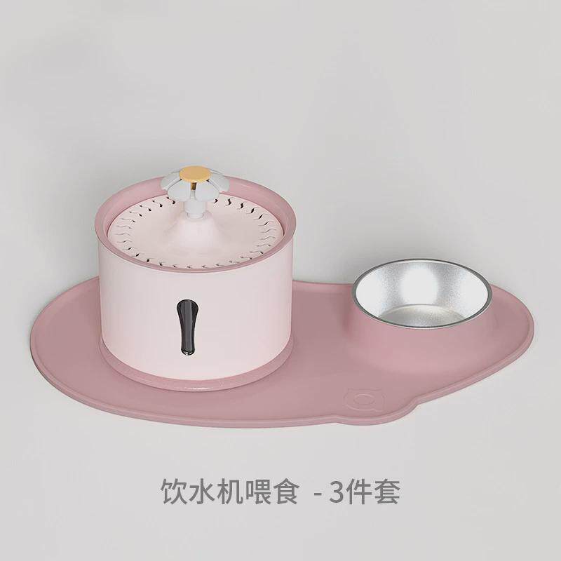 宠物智能饮水机自动循环活水喝水净化过滤喵咪低音喂水器水碗组合