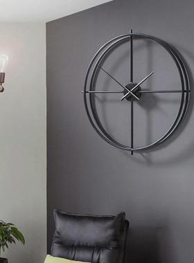 简约挂钟西班牙钟表北欧创意客厅挂钟欧式wall clock铁艺装饰时钟
