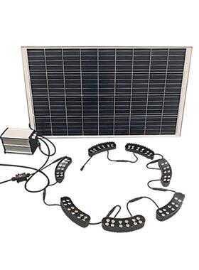 led60w防水环形抱树灯太阳能插地射树灯户外箍树灯柱灯照树灯七彩