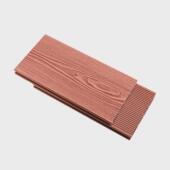 户外塑木地板庭院木纹耐磨露台防火园林工程室外圆孔木塑地板