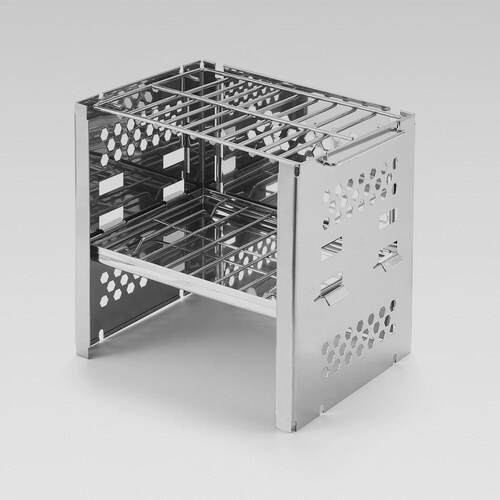 户外炉具柴火炉焚火台炉灶露营野营炉炉具烧水炉柴火灶便携烧烤炉