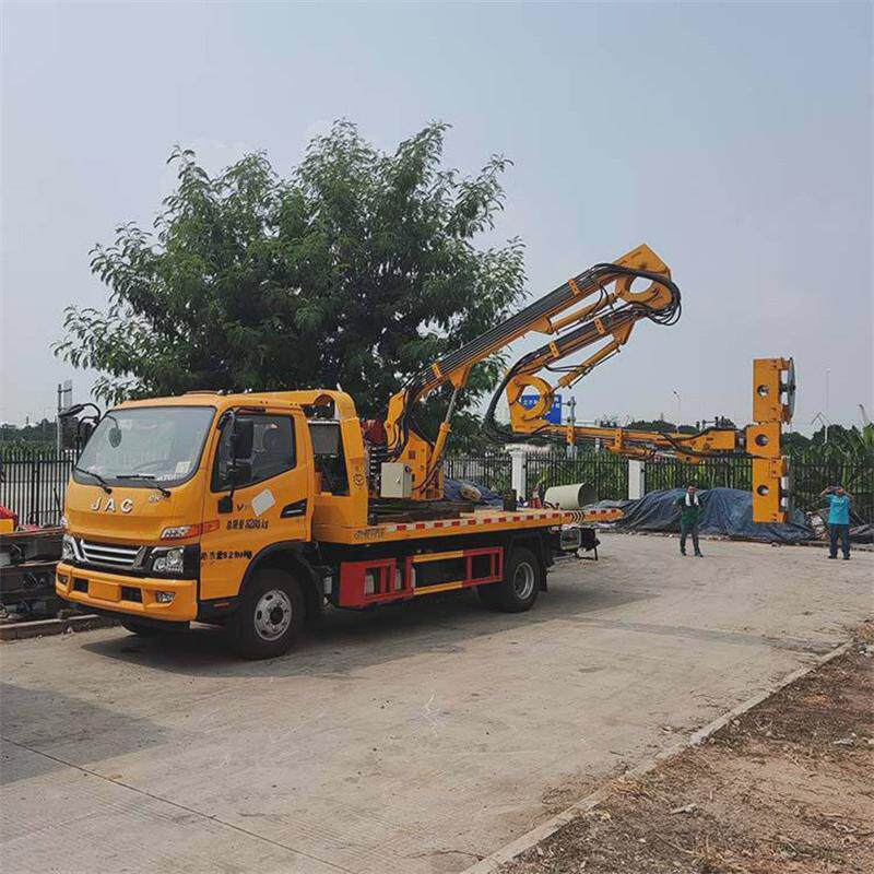 厂家供应高速公路边坡臂电动折叠车载360度旋转伸缩式绿篱修剪机
