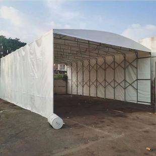 推拉棚雨篷厂家工厂活动伸缩折叠账蓬夜宵大排档雨棚停车遮阳棚