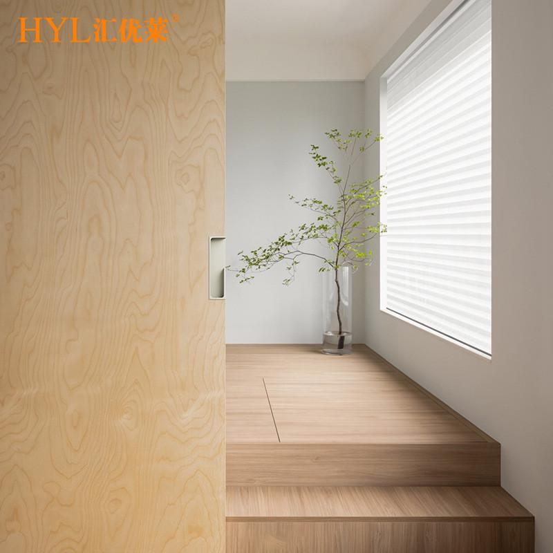 德系暗拉手风推拉门扣手嵌入式折叠门口袋移门重工业谷仓门把手金