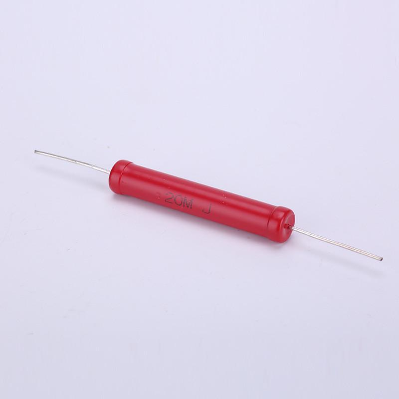 ri80高压玻璃釉电阻器5w1m50m5%精密负载分压限流高压电阻