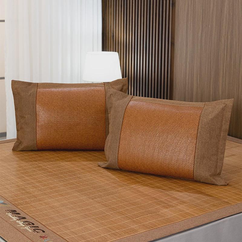 xyt竹席凉席1.8m床1.5米1.2碳化折叠直筒单人夏季学生双面席子