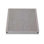 木塑实心墙板灰色双面打磨别墅花园围栏栅栏庭院室外工程拼接地板