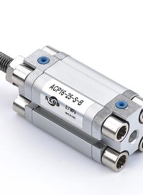亚德客ACP紧凑型气缸系列ACP80缸径系列全行程双鑫气动厂家直销