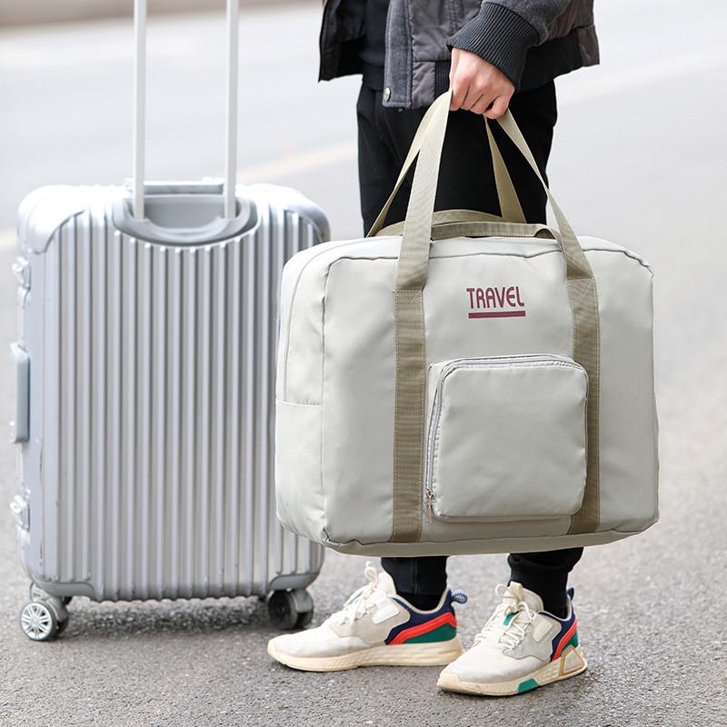 edo手提旅行包大容量收纳袋折叠轻便可短途拉杆箱旅行袋套行新款