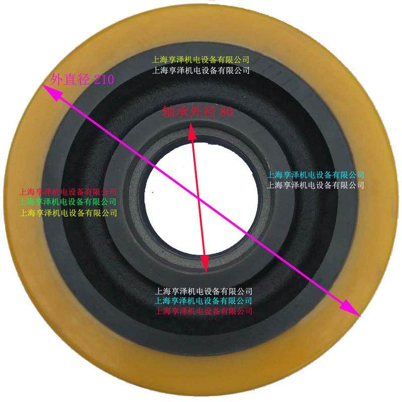 杭叉堆高车cdd16-ac1s-m驱动轮轮胎液压叉车行走轮方向滚轮轱辘
