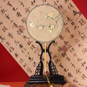 精品双面绣团扇苏绣团扇双面刺绣团扇古风团扇古风圆扇中国风扇子