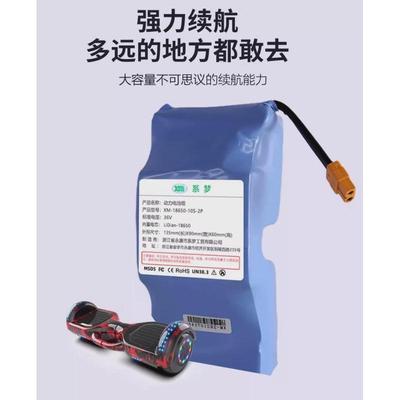 领奥左拉劲踏扭扭车电动平衡车电池36V42V锂电池凹凸款凹槽型桥型