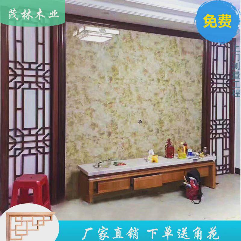 新中式屏风花格隔断仿古门窗古建工程承接门窗工程上门工厂广州