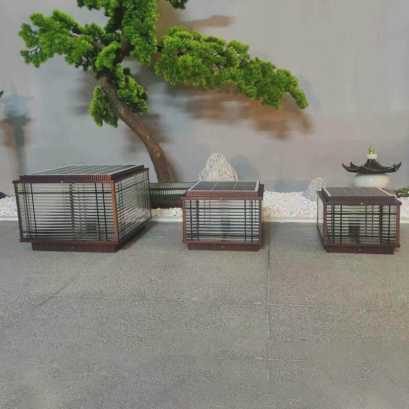 灯太阳能柱头灯户外庭院灯门柱灯大门灯别墅柱子天津围墙灯门