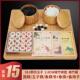 围棋儿童初学套装 五子棋子学生益智黑白标准双面棋盘实木入门木质