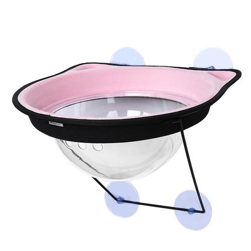 厂家批发新款猫窝太空舱吸盘式猫吊床猫咪晒太阳窗台窝宠物用品