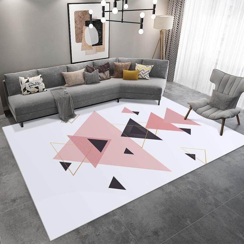 家用北欧免洗少女ins风卧室客厅地垫整铺地毯pvc可擦洗防滑垫子,居家布艺,地毯,淘宝优惠券,粉丝福利购,淘宝优惠卷