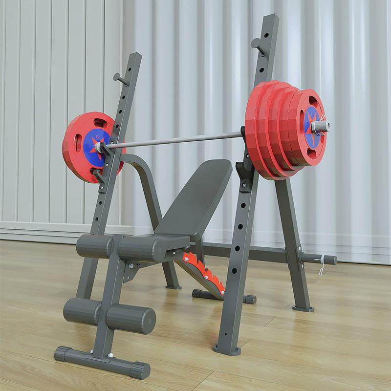 自由深蹲架框式龙门架卧推架杠铃架专业健身房健身器材家用半框