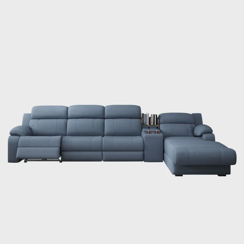 电动太空科技布多功能智能现代简约贵妃靠背客厅免洗布艺沙发组合