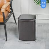 垃圾桶家用卫生间客厅酒店客房宿舍大容量厕所带盖不锈钢垃圾筒