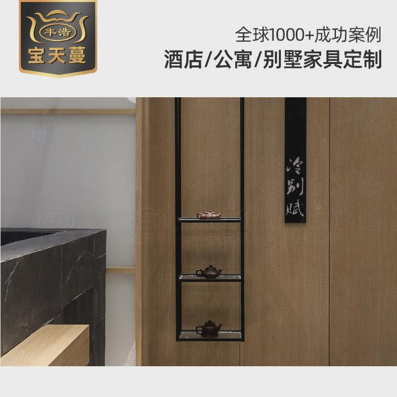 五星级样板房别墅酒店家具成套家具工程商务酒店固装家具标间全套