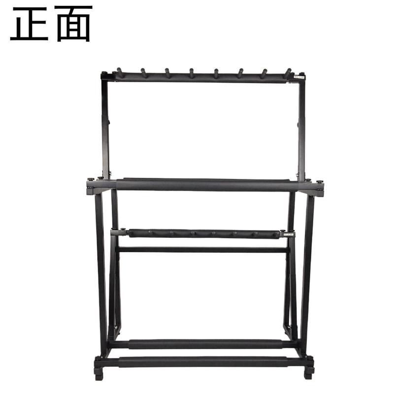 双层把14头尤克里里排架7支琴架多多头尤克里里架双层展示陈列架