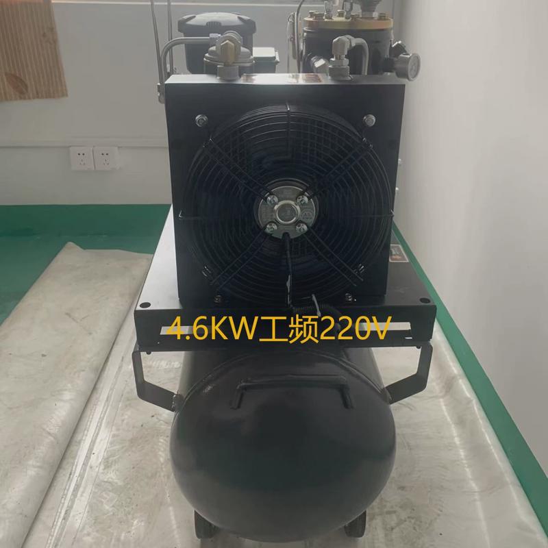 4.6/5kw工频螺杆空工业级永磁变频静音汽修压大型空气压缩机气泵