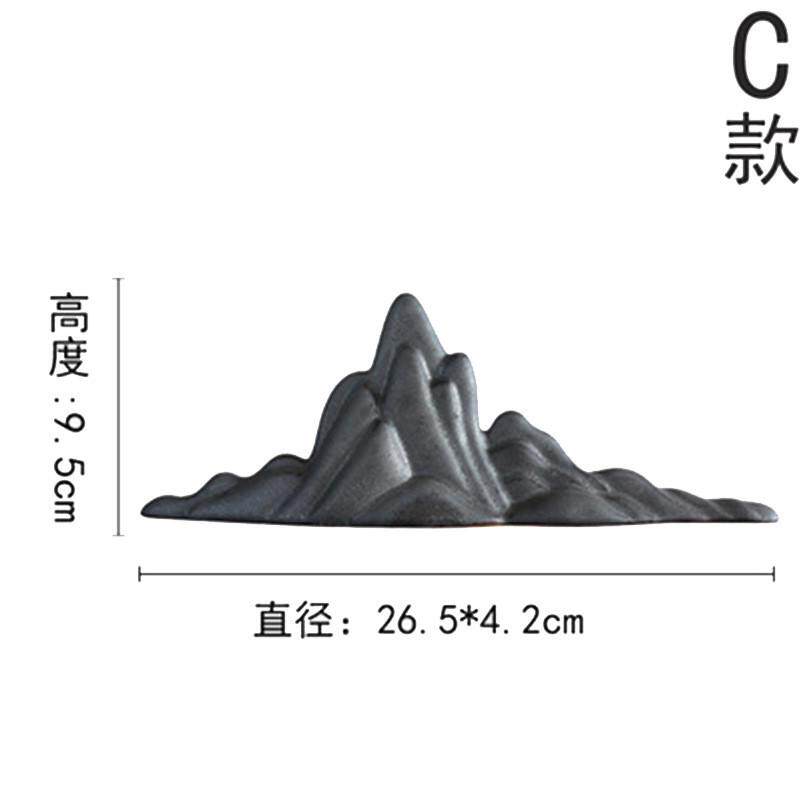 微景观枯水假山禅意摆件家居客厅样板房陶瓷假山太湖石沙盘新中式,鲜花速递/花卉仿真/绿植园艺,造型盆景,淘宝优惠券,粉丝福利购,淘宝优惠卷