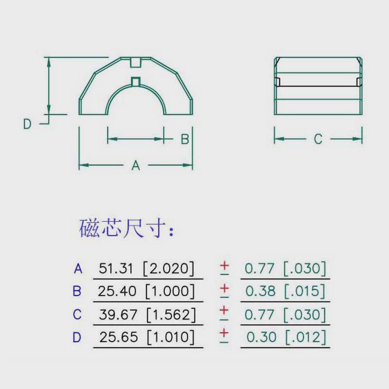 28A5131-0A2铁氧体磁芯375Ω1-300MHZ26mm圆形抗干扰0431177081