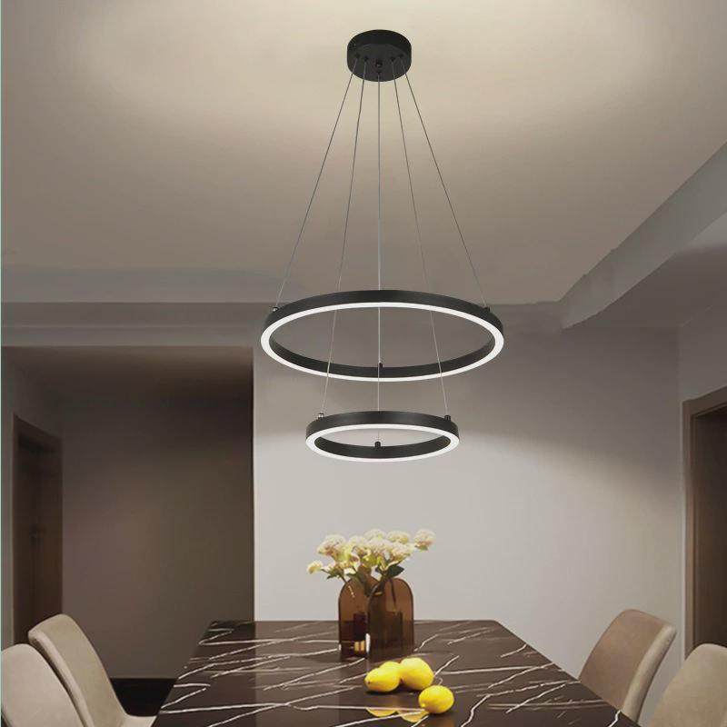 客厅吊灯轻奢后现代简约异形黑色创意北欧灯具家用卧室灯餐厅灯,家装灯饰光源,餐厅吊灯,淘宝优惠券,粉丝福利购,淘宝优惠卷