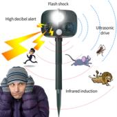 智能变频超声波电子驱鸟驱猫驱狗驱野猪驱鹿器动物驱赶器厂家批发