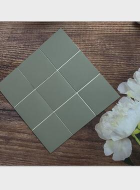 白色自贴3d立体铝塑板自粘墙贴厨房卫生间防水防油防火翻新仿瓷砖