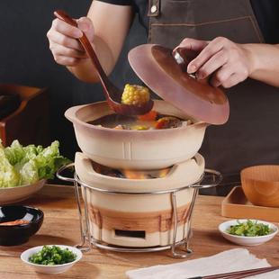 港式打边炉炭炉火锅炉老式家用煲汤碳火砂锅商用泥炉围炉煮茶烤肉