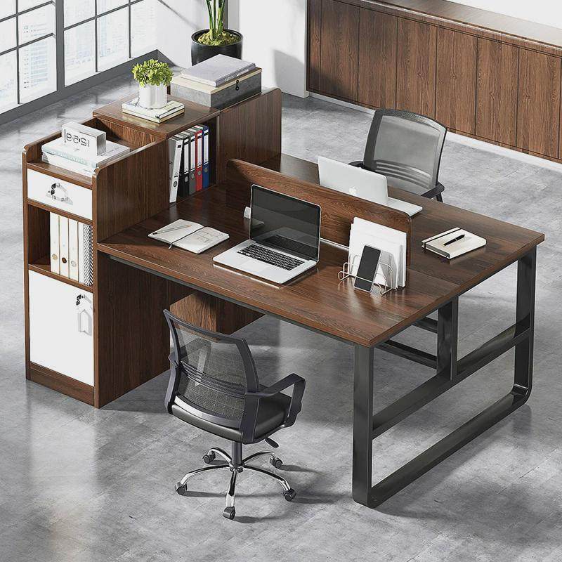 办公台式电脑桌现代简约工作桌简易办公室办公桌屏风职员会议桌子