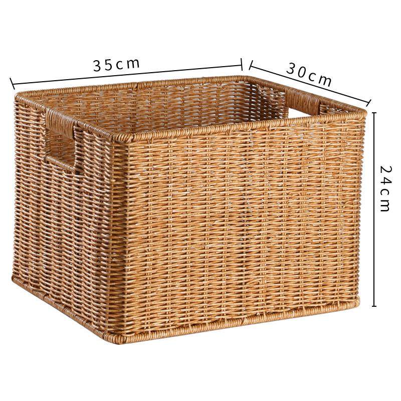 tuf4kens欧式橱柜杂 仿藤编织衣橱整理箱收纳柜置物篮客厅收纳筐,收纳整理,其他收纳,淘宝优惠券,粉丝福利购,淘宝优惠卷